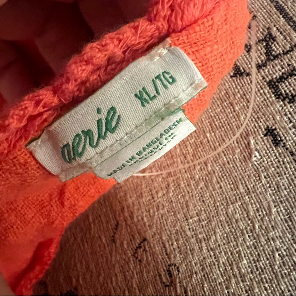 Aerie Vibrant Orange Camisole Top size XL - Picture 4 of 4